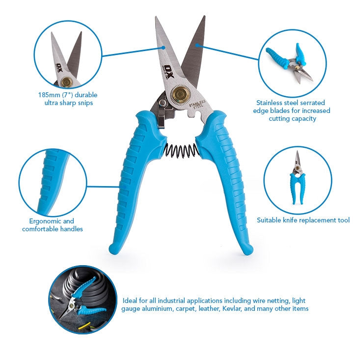 OX Tools PRO нож 180mm — професионален строителен инструмент