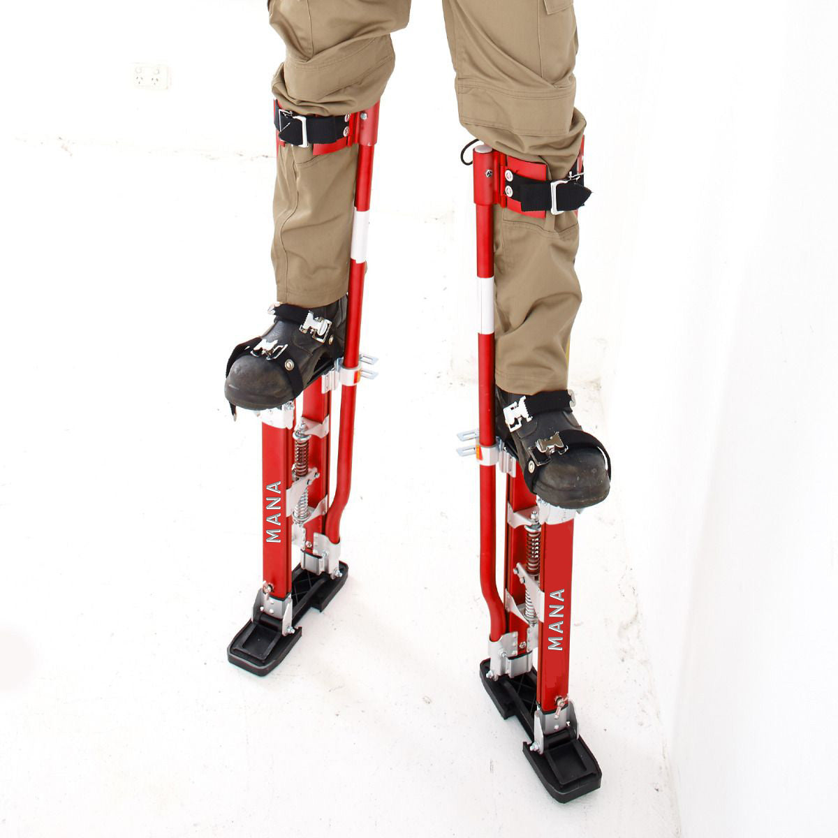 MANA Double Pole Stilts Magnesium Adjustable Height 24" to 40"
