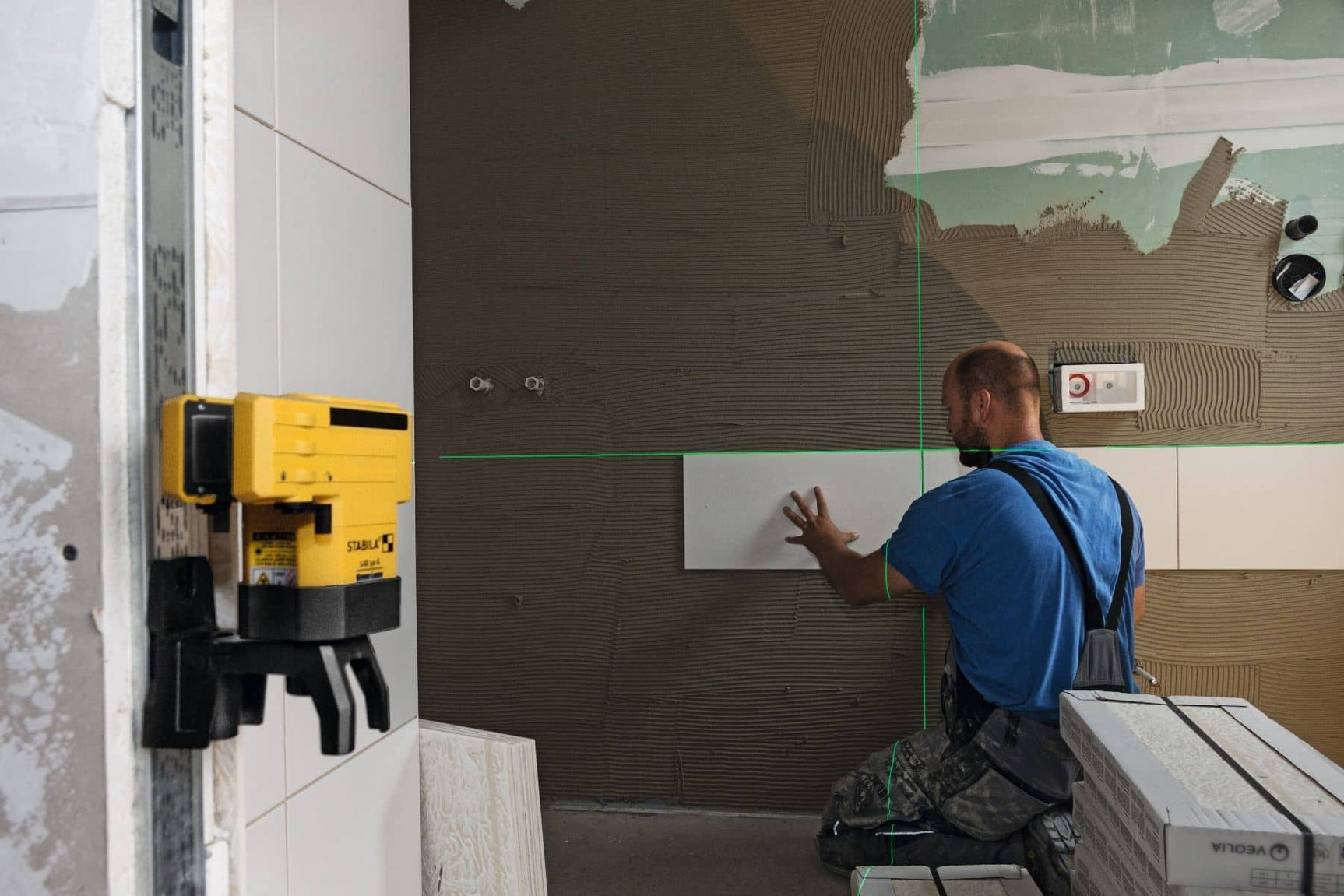 STABILA LAX 50 G Лазерен нивелир - зелен