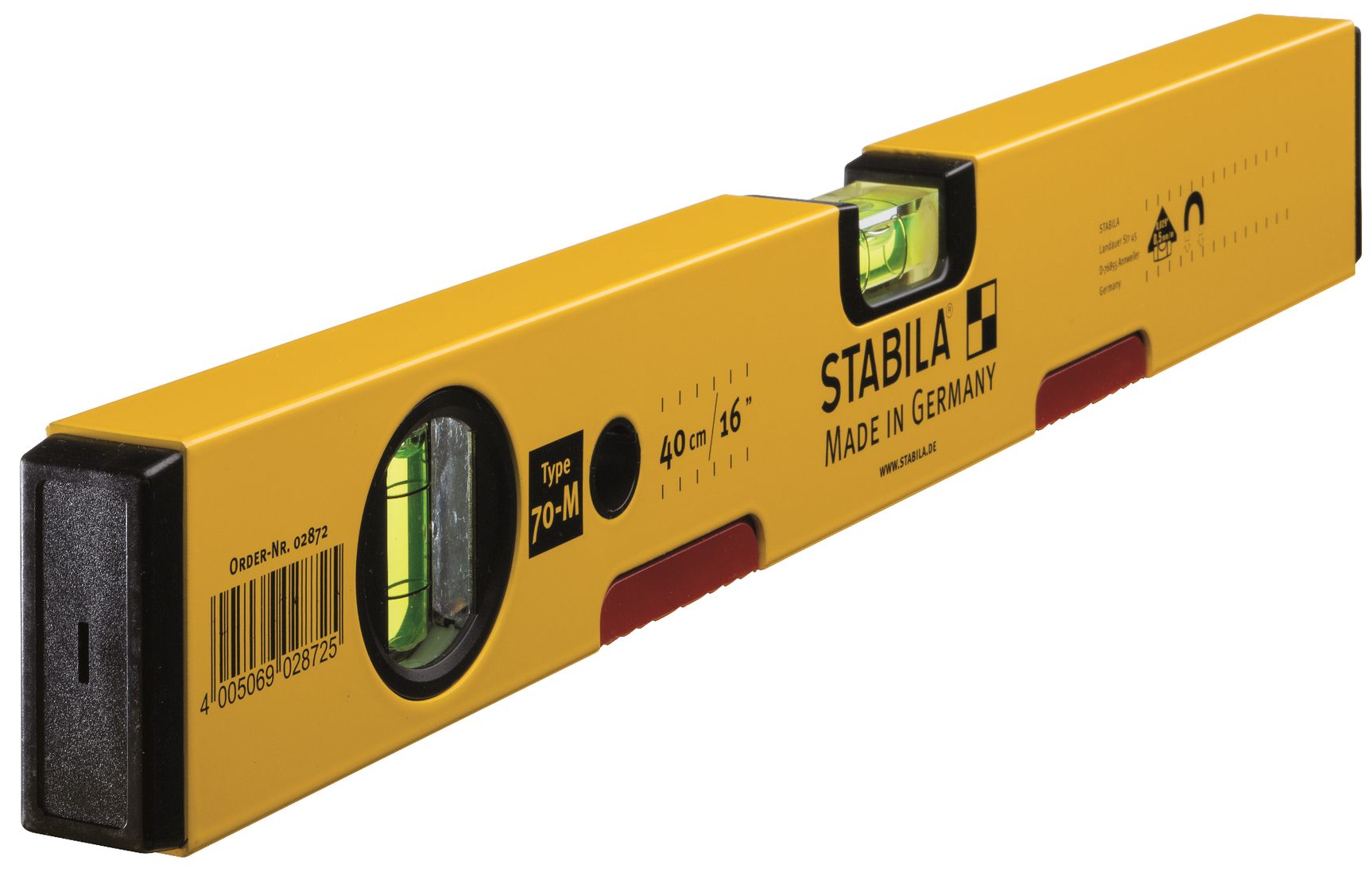 STABILA Aluminum magnetic level type 70M 40 sm