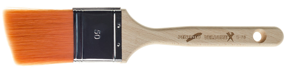 Beveled Flat Brush Velourex 60mm