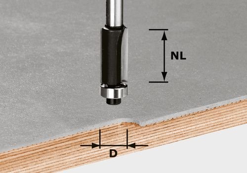 Festool Подравняващ фрезер HW S8 D12,7/NL25