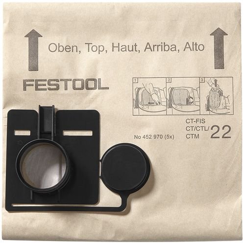 Festool Филтърна торба FIS-CT 44/5 броя
