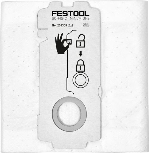 Festool Филтърна торба SC-FIS-CT MINI/MIDI-2/CT15/ 5 броя
