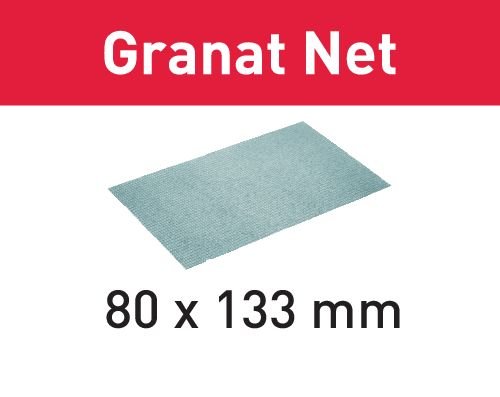 Festool Шкурка на мрежа STF 80x133 P150 GR NET/50 броя Granat Net