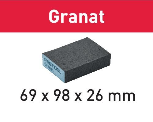 Festool Блокче за шкурене 69x98x26 P120 GR Granat