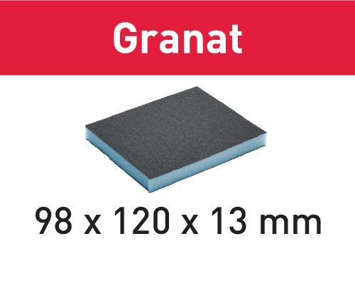 Festool Шлифовъчна гъба 98x120x13 P120 GR/6 броя Granat