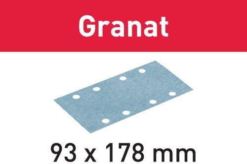 Festool Шкурка на лист STF 93X178 P100 GR/100 Granat