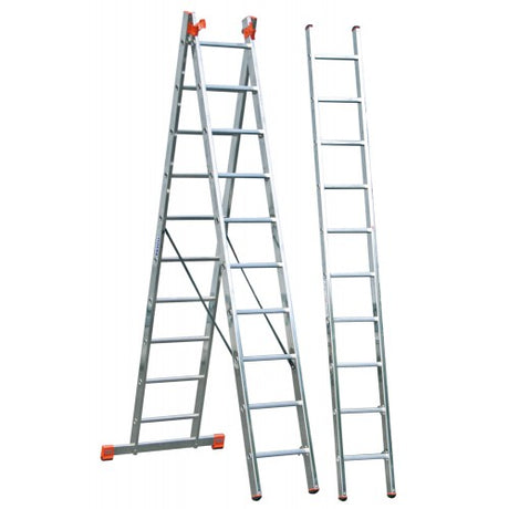 Алуминиевa трираменна стълба KRAUSE Tribilo