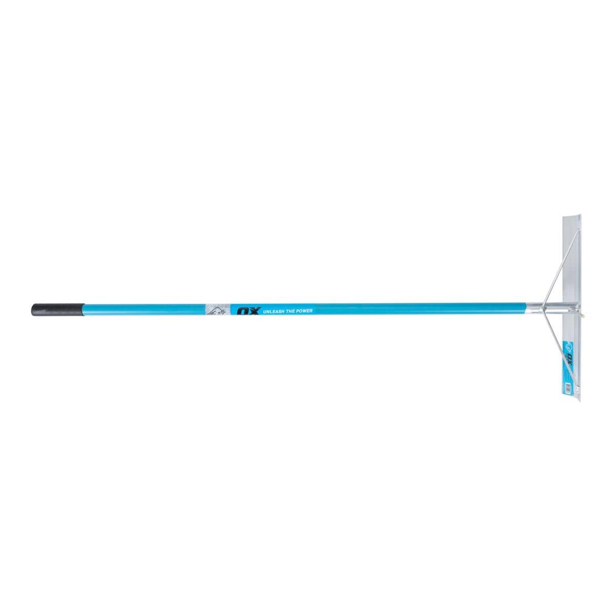 OX PRO Aluminium Concrete Rake with hook