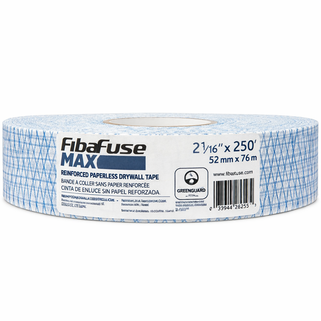 FibaFuse MAX 52mm x 76m — подсилена гласфазерна лента за гипсокартон