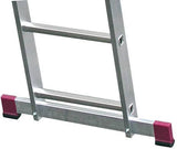 KRAUSE Corda two-section aluminium ladder 2x8