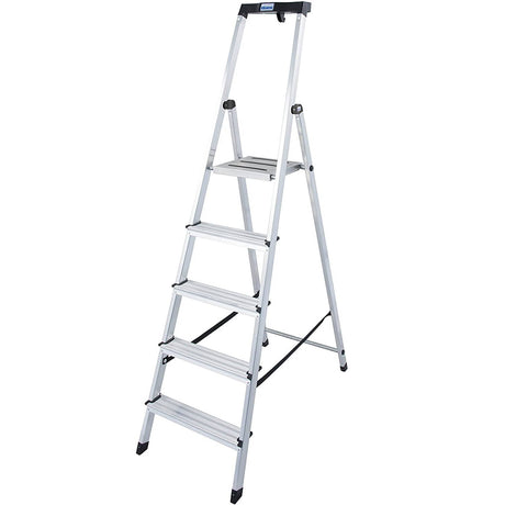 Стояща елоксирана стълба KRAUSE SAFETY 4+1