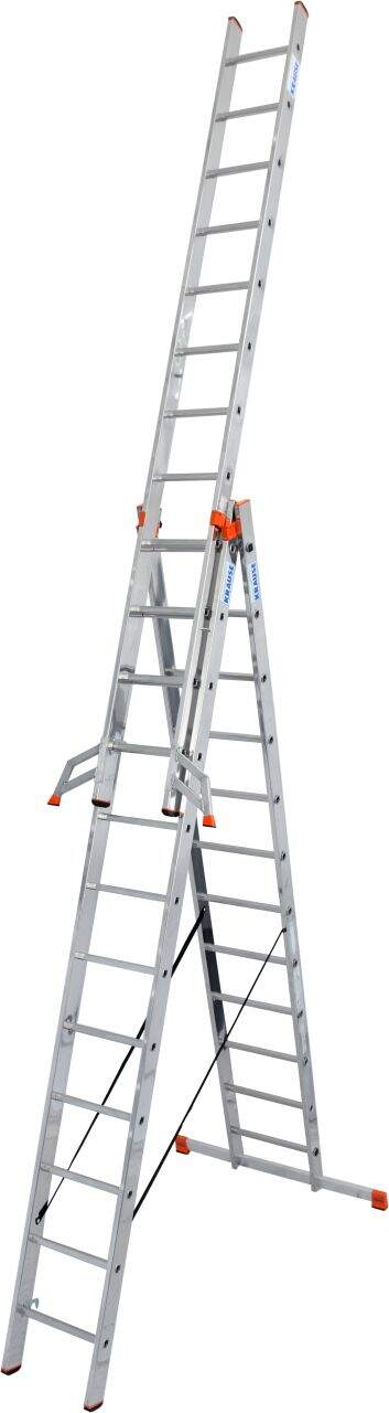 Алуминиевa трираменна стълба KRAUSE Tribilo 3x12