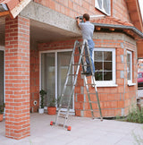 Double-sided hinged ladder KRAUSE TriMatic 2x8