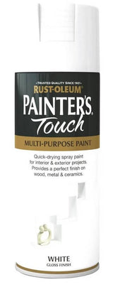 RUST OLEUM Гланцов спрей, бял 400мл