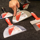 LEVEL 5 3" Stainless Steel Putty Knife - Soft Grip Handle