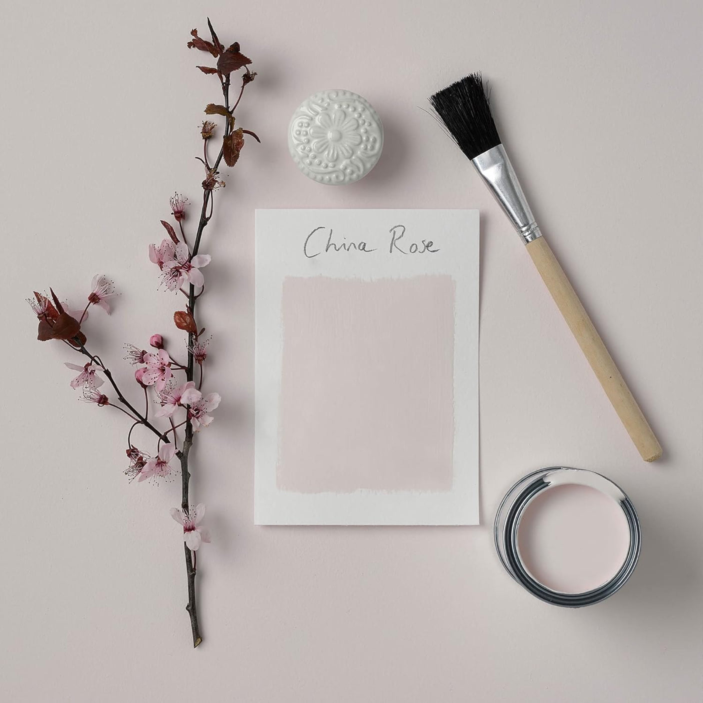 Rust Oleum Chalky Matt Furniture Paint/ China Rose 125ml