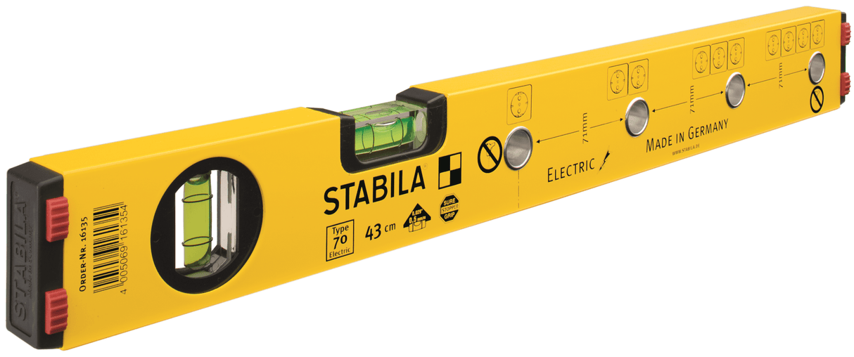 Алуминиев нивелир Stabila type 70 electric 43 см