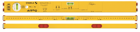 STABILA Aлуминиев нивелир type 80 М Installation 60см