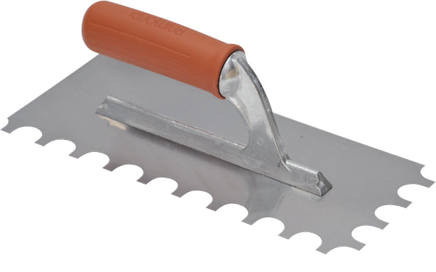 Raimondi назъбена маламашка с дървена дръжка 28×12 см, U 15 мм