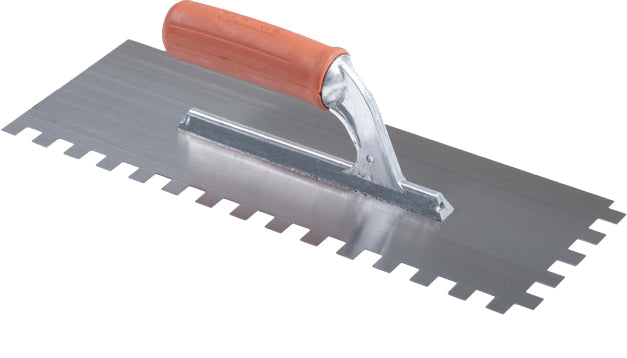 Raimondi назъбена маламашка с гумена дръжка 36×13 см, 12×12 мм