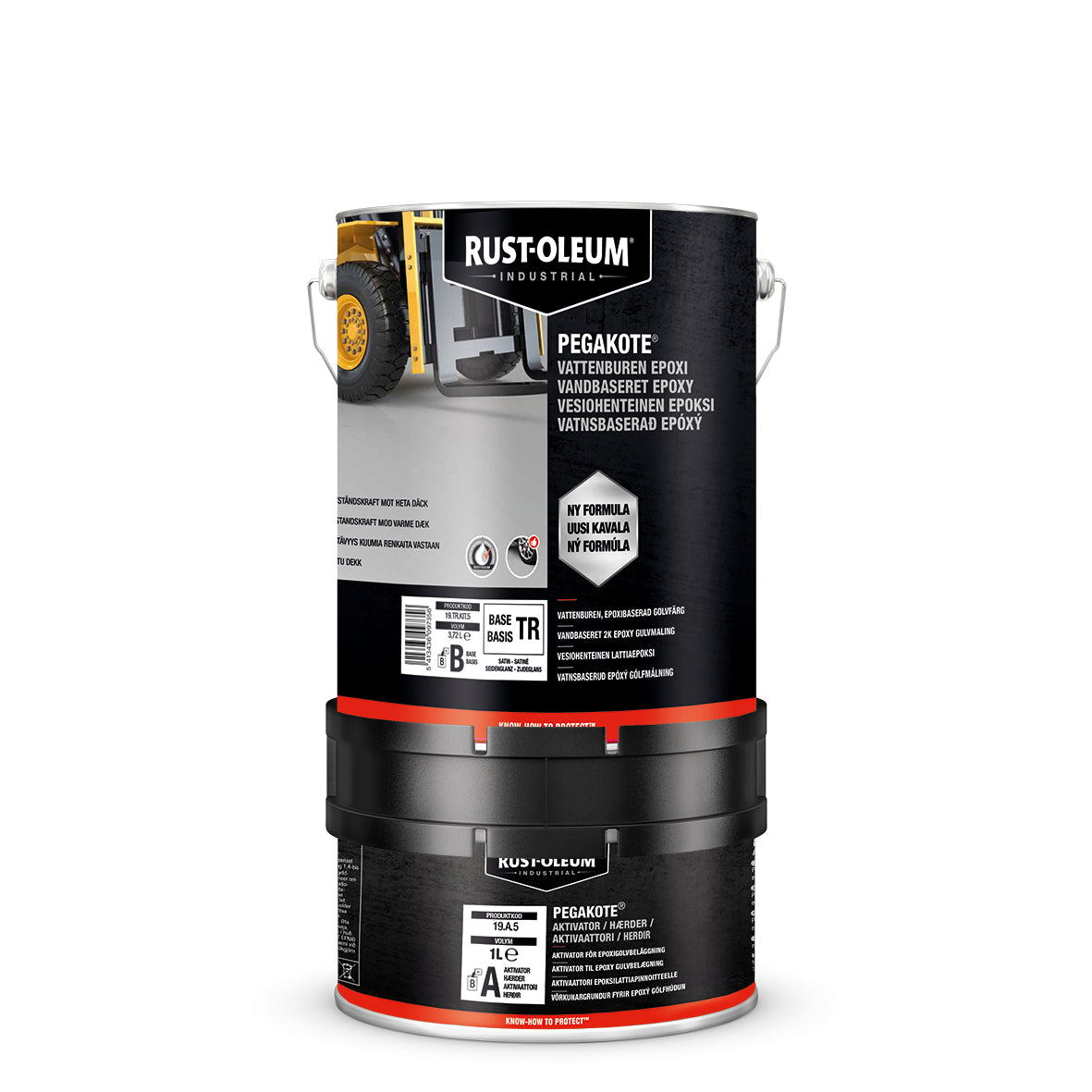 RUST OLEUM Двукомпонентна, гланцова епоксидна подова боя 5 л.