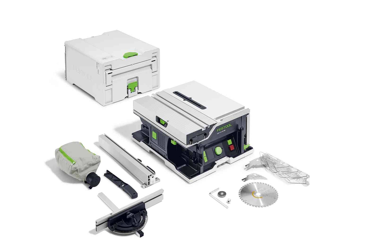 Festool Акумулаторен настолен циркуляр CSC SYS 50 EBI-Basic