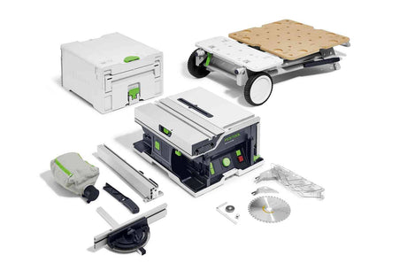 Festool Акумулаторен настолен циркуляр CSC SYS 50 EBI-Basic-Set