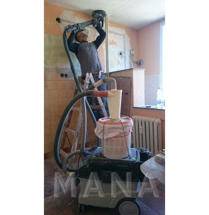 Transparent vacuum cleaner dust collector