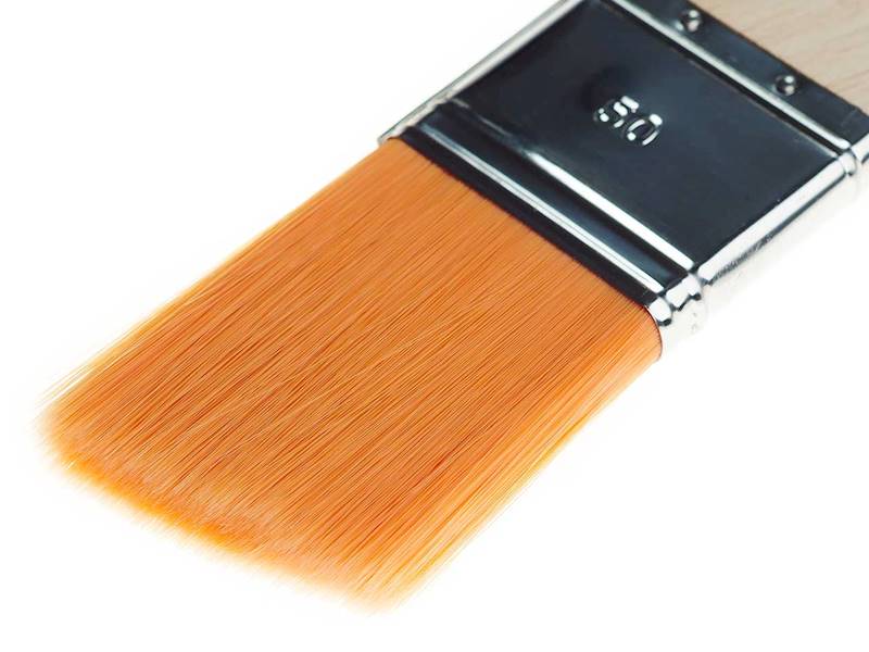 Beveled Flat Brush Velourex 50mm
