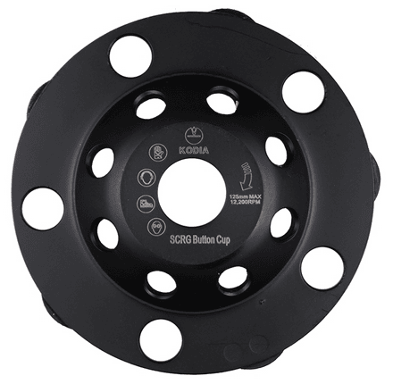 KODIA Диамантена камбана SCRG BUTTON TYPE - 125х25/22.23мм