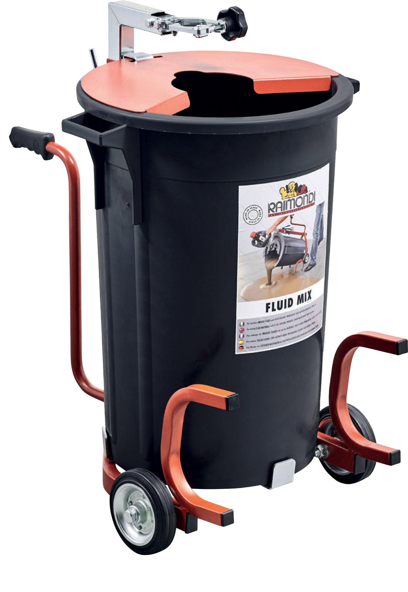 Raimondi FLUID MIX – фиксирани колела с универсална скоба