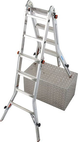 TELE VARIO Aluminium Telescopic Ladder with 4 Arm Extensions