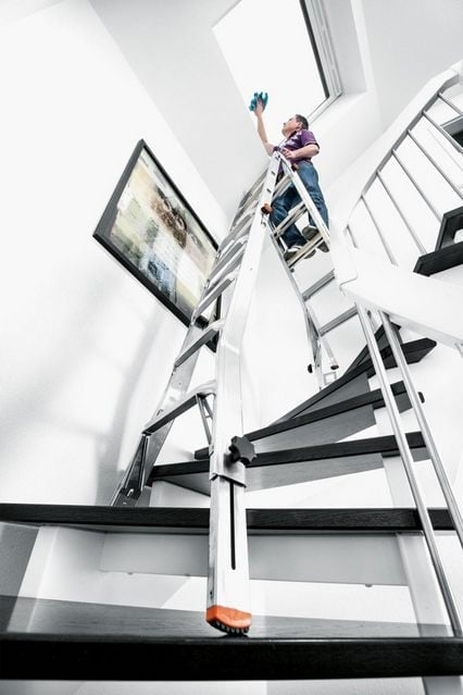 TELE VARIO Aluminium Telescopic Ladder with 4 Arm Extensions