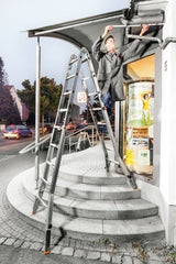 TELE VARIO Aluminium Telescopic Ladder with 4 Arm Extensions