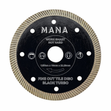 MANA Turbo Диск за рязане на плочки, черен 125mm 22.23mm