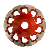 MANA Диск за бетон/Червен 130x10mm T seg