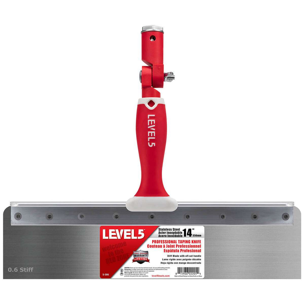 LEVEL 5 Твърда шпакла със сгъваема дръжка 14"/356mm