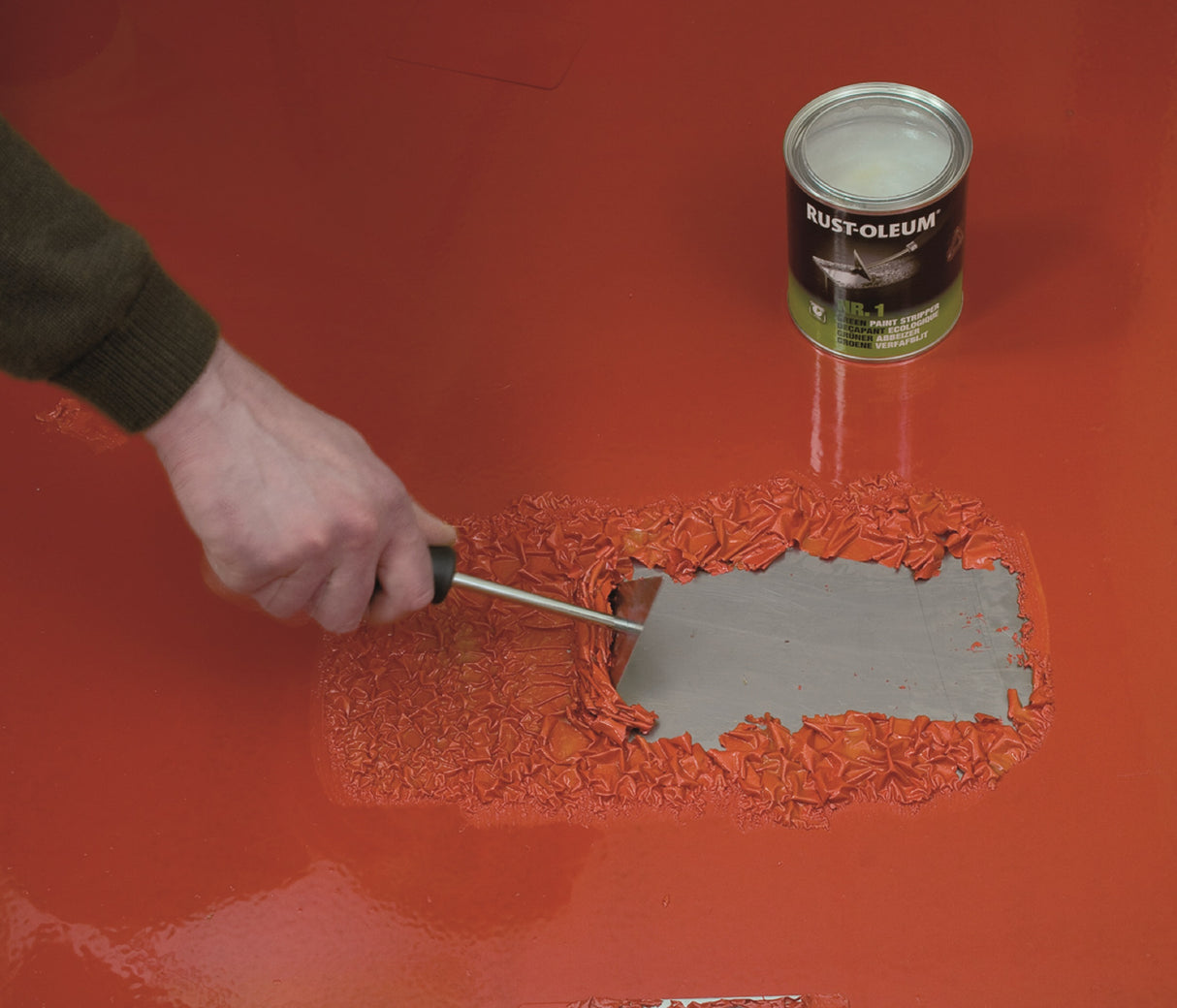 Rust-Oleum Specialty — детайл на текстурата и финиша