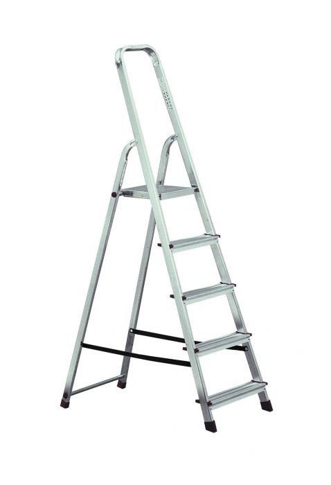 Алуминиева домакинска стълба KRAUSE CORDA 4+1