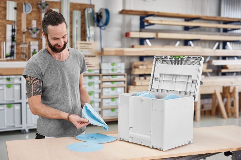 Festool Abrasives Systainer³ Granat SYS-STF D225 GR-Set