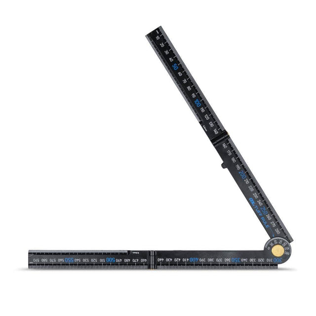 OX PRO Мултифункционален сгъваем метър - черен