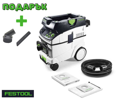 Festool Mобилна прахосмукачка CTM 36 E AC-LHS CLEANTEC
