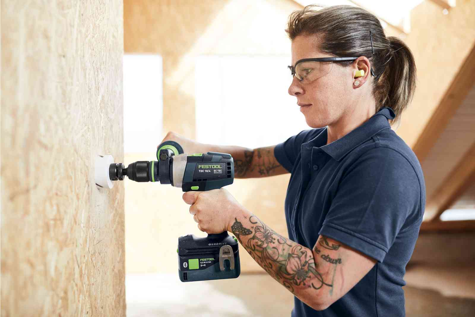 Festool Cordless drill QUADRIVE TDC 18/4 5,0/4,0 I-Plus