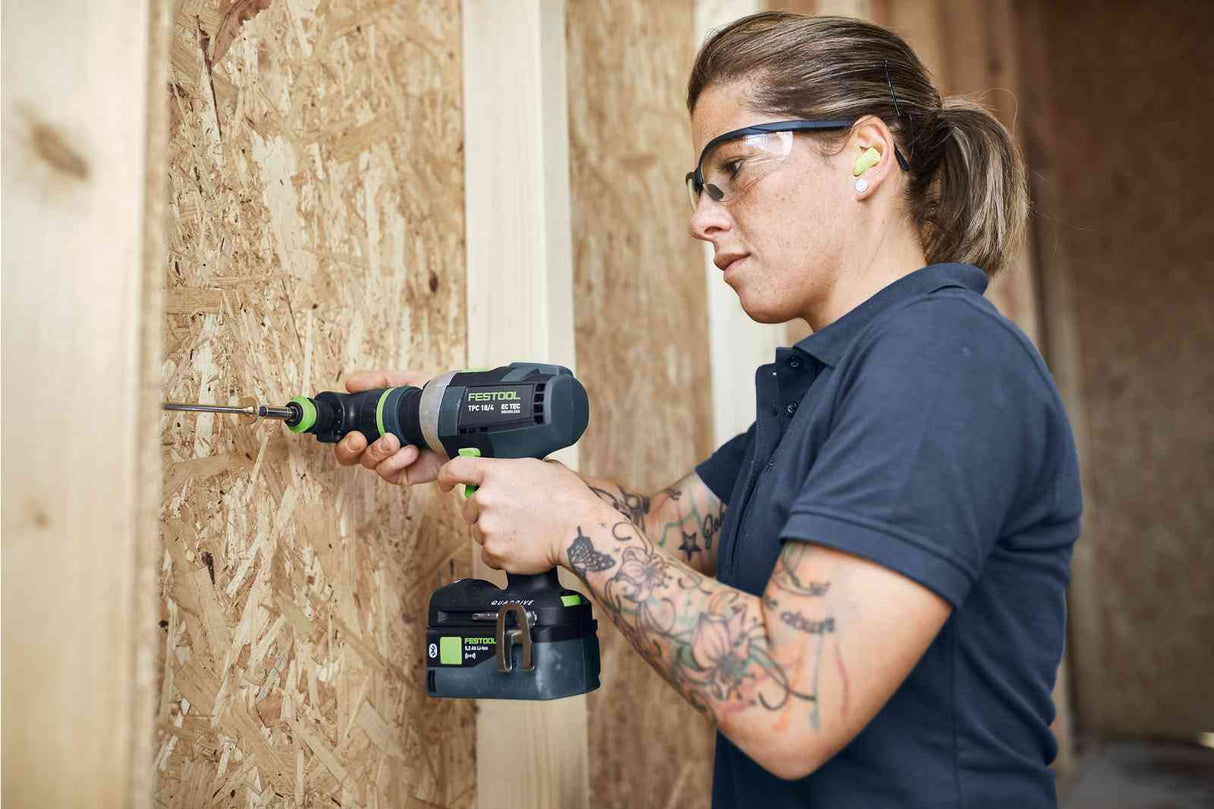 Festool Cordless percussion drill QUADRIVE TPC 18/4 I-Basic - Promo