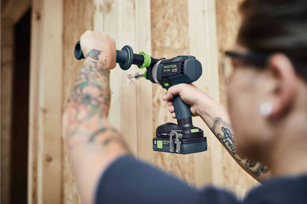 Festool Cordless percussion drill QUADRIVE TPC 18/4 I-Basic - Promo