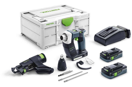 Festool Акумулаторен строителен винтоверт DWC 18-2500 HPC 4,0 I-Plus DURADRIVE