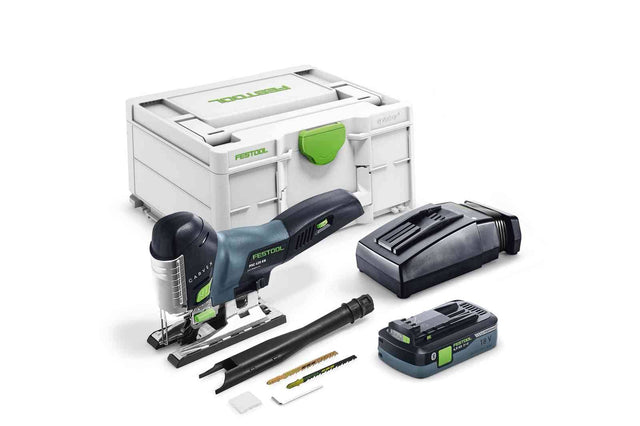 Festool Акумулаторен махален прободен трион / зеге PSC 420 HPC 4,0 EBI-Plus CARVEX