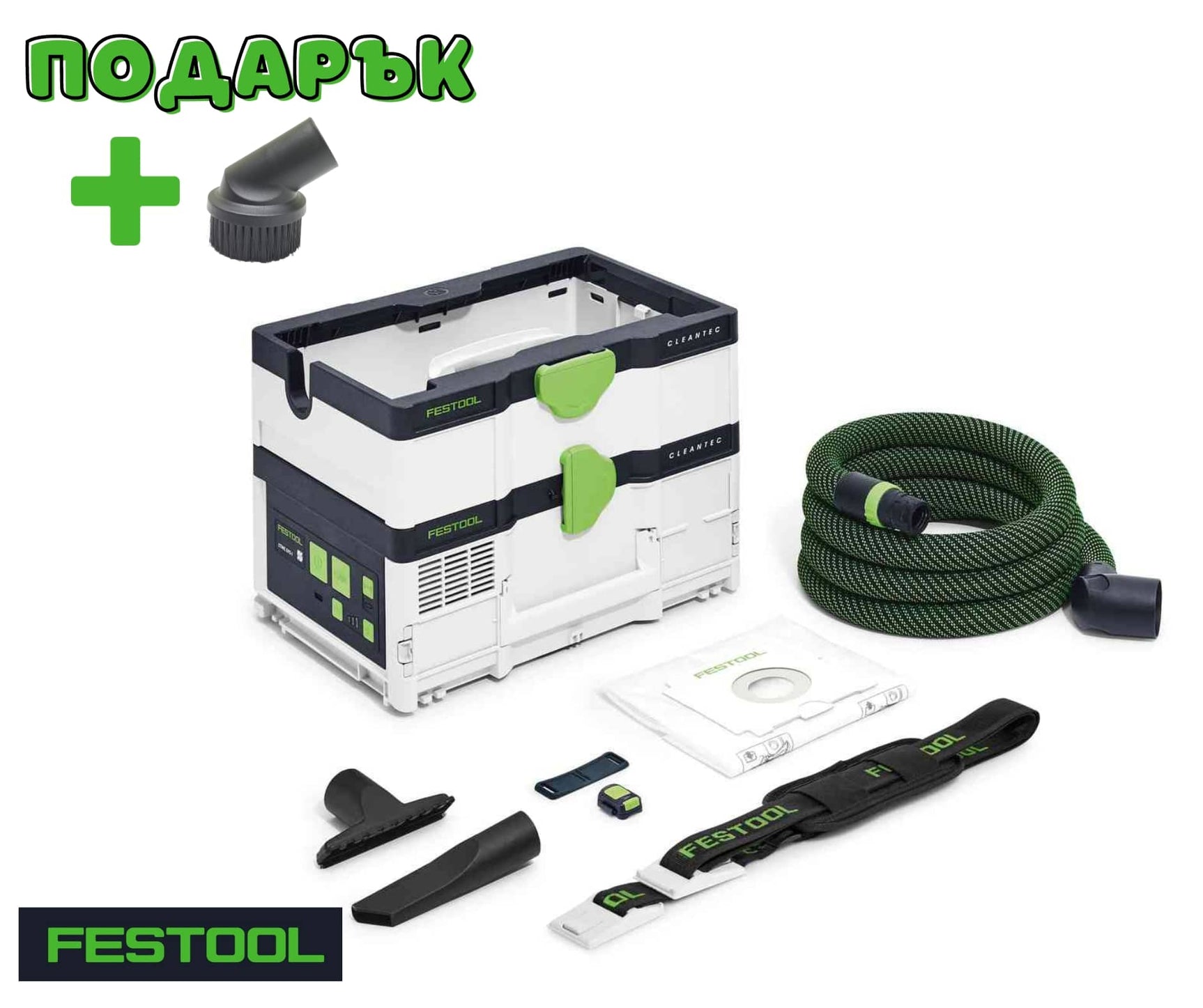 Festool Акумулаторна мобилна прахосмукачка CTLC SYS I-Basic CLEANTEC